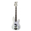 Lakland Skyline 44-64 Custom Bass, 4-String - White Gloss bass guitar