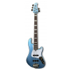 Lakland Skyline Darryl Jones Signature Bass, 5-String - Lake Placid Blue Gloss bass guitar