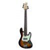 Lakland Skyline 55-60 Bass, 5-String - Three Tone Sunburst Gloss bass guitar