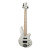 Lakland Skyline 55-02 Custom Bass, 5-String - White Pearl Gloss bass guitar