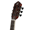 Ortega RTPDLX-SBK-L Black TourPlayer DeLuxe electric-nylon string guitar, lefthand