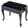 Gewa 901590 Classic piano bench, black, gloss