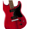 Fender Squier Paranormal Strat-O-Sonic Crimson Red Transparent electric guitar