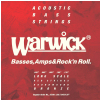 Warwick 35301 LOS 5 Red Label Bronze acoustic bass strings 45-135