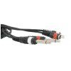 Gewa Hot Wire 2xTS - 2xRCA Cable 6m (cinch-jack plugs)