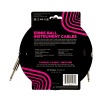 Braided Instrument Cable Straight/Straight 10ft - Purple/Black