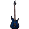 Schecter Omen Elite 6 FR See Thru Blue Burst electric guitar Schecter Omen Elite 6 FR See Thru Blue Burst electric guitar