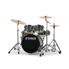 Sonor 17507147 zestaw perkusyjny aqX studio Set BMS Black Midnight Sparkle