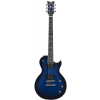 Schecter Solo-II Supreme See Thru Blue Burst electric guitar
