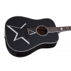 Schecter Robert Smith RS-1000 Busker Gloss Black acoustic guitar