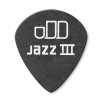 Dunlop 482-060 Tortex Pitch Black Jazz III guitar pick 0.60mm