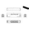 CONTRIK CPVT6RD-M Power Strip XO 