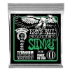 ErnieBall Coated Electric Titanium RPS Not Even Slinky electric guitar strings 12-56