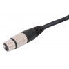 4Audio MIC2022 3m unbalanced audio cable female XLR - jack TS black (Neutrik) 4Audio MIC2022 3m unbalanced audio cable female XLR - jack TS black (Neutrik)