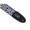 Levy′s Hootenanny Blue Jacquard guitar strap Levy′s Hootenanny Blue Jacquard guitar strap