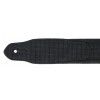 Stagg SLPL 41 BLK Leather guitar strap, width 6 cm