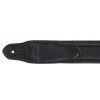 Stagg SLPL 41 BLK Leather guitar strap, width 6 cm