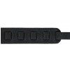 Stagg SLPL 44 BLK Leather guitar strap, width 6,5 cm