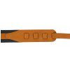 Stagg SLPL 56 NAT/BLK Leather guitar strap, width 6,5 cm