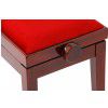 Grenada BG 27 Mahogany piano bench, high gloss