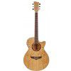 VGS 500190 acoustic guitar with EQ folk cutaway fishman aero cutaway natural