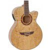 VGS 500190 acoustic guitar with EQ folk cutaway fishman aero cutaway natural