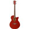 VGS 500195 acoustic guitar with EQ folk cutaway fishman aero cutaway czerwony VGS 500195 acoustic guitar with EQ folk cutaway fishman aero cutaway czerwony