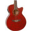 VGS 500195 acoustic guitar with EQ folk cutaway fishman aero cutaway czerwony VGS 500195 acoustic guitar with EQ folk cutaway fishman aero cutaway czerwony