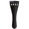 AN Violin Pegs, Tailpiece, Endbutton Set 4/4 a la Hill heart ebony, black ball