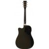 Vintage VEC500BK Electro-Acoustic Guitar, Black