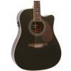 Vintage VEC500BK Electro-Acoustic Guitar, Black