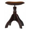 Grenada TA 4 Rosewood, matt rosewood piano stool, brown padding