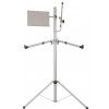 Stim Ki01S K1 Keyboard stand + note desk + microphone arm, Silver