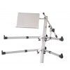 SR Ki12S (Ki02S K2 + music stand + microphone stand arm) silver keyboard stand SR Ki12S (Ki02S K2 + music stand + microphone stand arm) silver keyboard stand