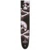 PlanetWaves 25LAL01 2,5 ALCHEMY LTH BLKBLOOD SKULL guitar strap