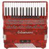 E.Soprani 744 KK 34/4/11 72/4/4 Musette accordion (red)