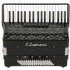 E.Soprani 809 KF 37/3/7 80/5/4 accordion (black, red bellow)