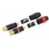 Procab VC259 RCA heavy duty plugs (red, black), pair Procab VC259 RCA heavy duty plugs (red, black), pair