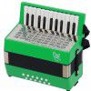 Weltmeister Mini accordion (green) with carton box