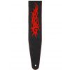 Liszko Embroidery 07 guitar strap natural leather