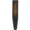 Liszko Embroidery 07 guitar strap natural leather