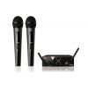 AKG WMS40 mini dual Vocal Set ISM2 ISM3 mikrofon bezprzewodowy podwjny (864.375 i 864.850 MHz)