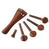 AN violin tailpiece set 4/4 a la Schweizer rosewood, godl ball