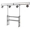 Athletic DJ-4R150 Stand for a mobile DJ