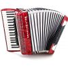 Weltmeister Topas 37/96/IV/11/5 accordion (italian reeds), red