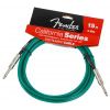 Fender California 15ft surf green guitar cable