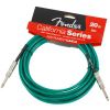 Fender California Surf Green 20ft guitar cable, 6m, green