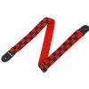 Rock Strap NR1CP Finish G guitar strap red