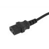 AN power cable / extension cable, IEC C13 female / C14 male, 3m