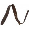 Akmuz PES-7 leather guitar strap, brown